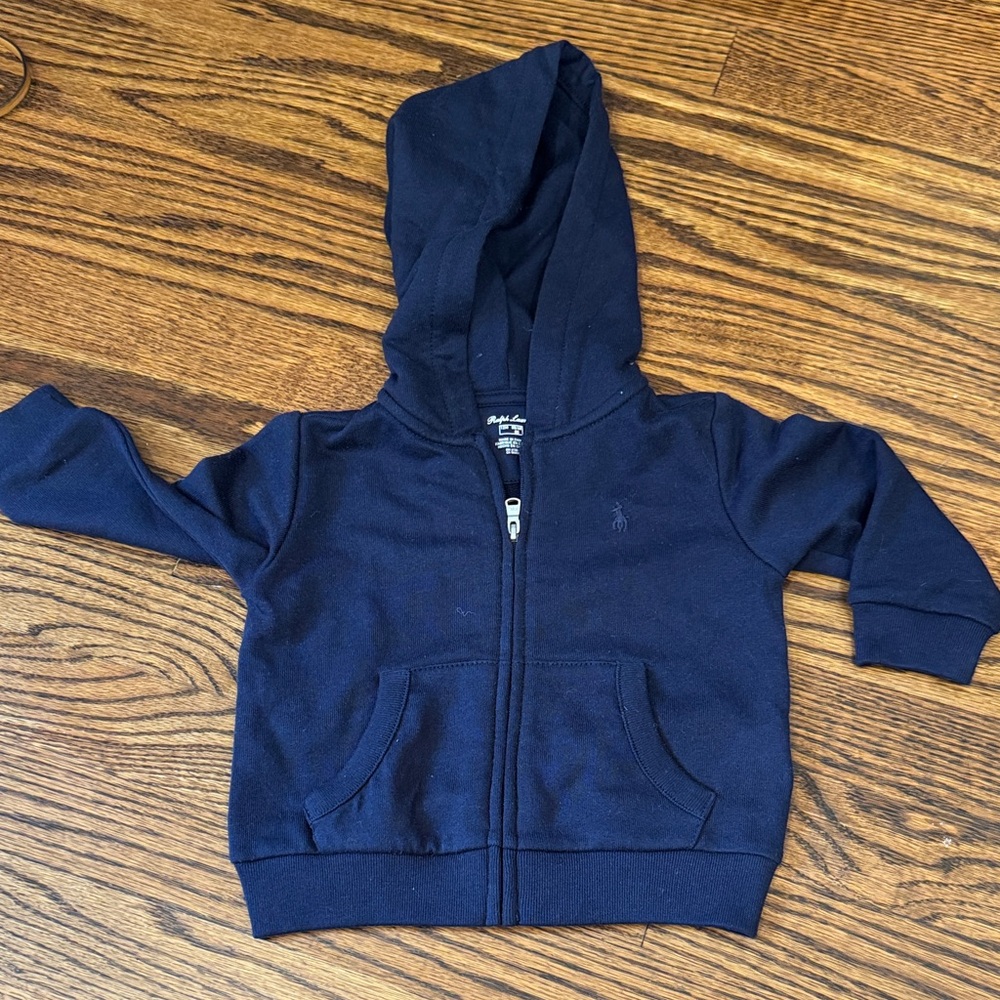NWOT Navy Blue Kids Hoodie Ralph Lauren